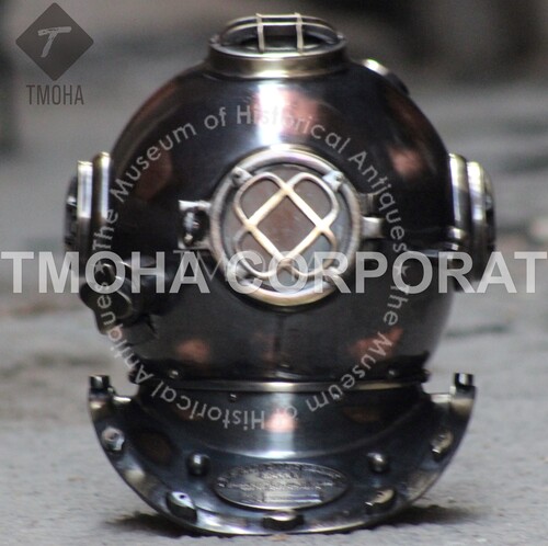डेकोरेटिव एंटीक यूएस नेवी डीप सी मरीन स्का स्कूबा रिप्रोडक्शन डाइविंग हेलमेट डाइवर्स हेलमेट मार्क V Dh0123