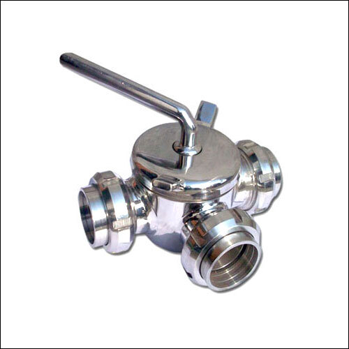 3 Way Dairy Plug Valve Application: Industrial