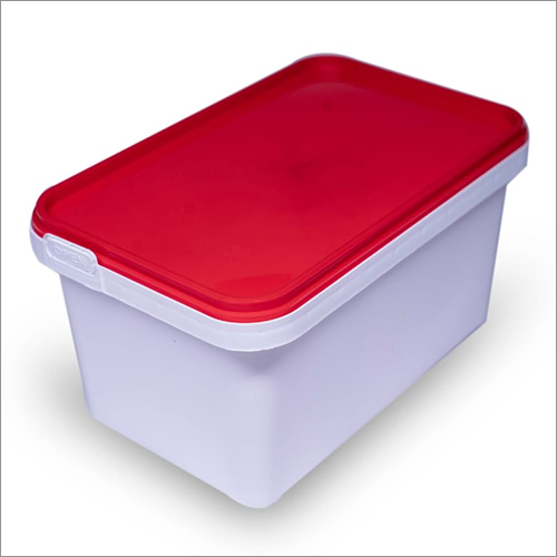 पॉलिश प्लास्टिक आइसक्रीम कंटेनर