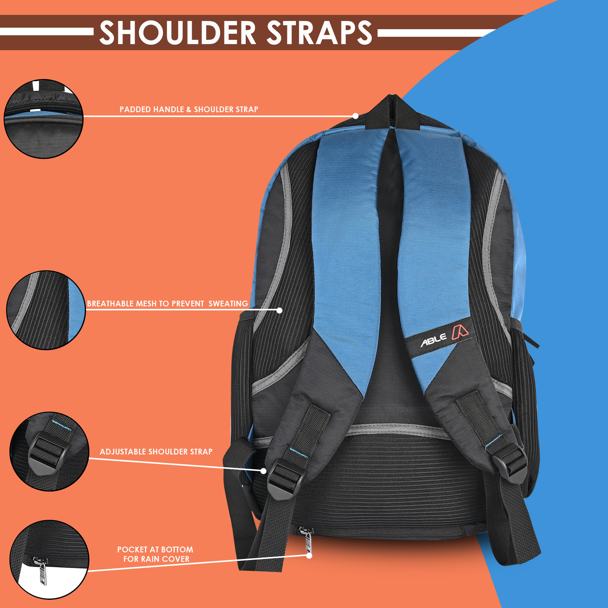 Able Nexo Bagpack - Color: All Color Available