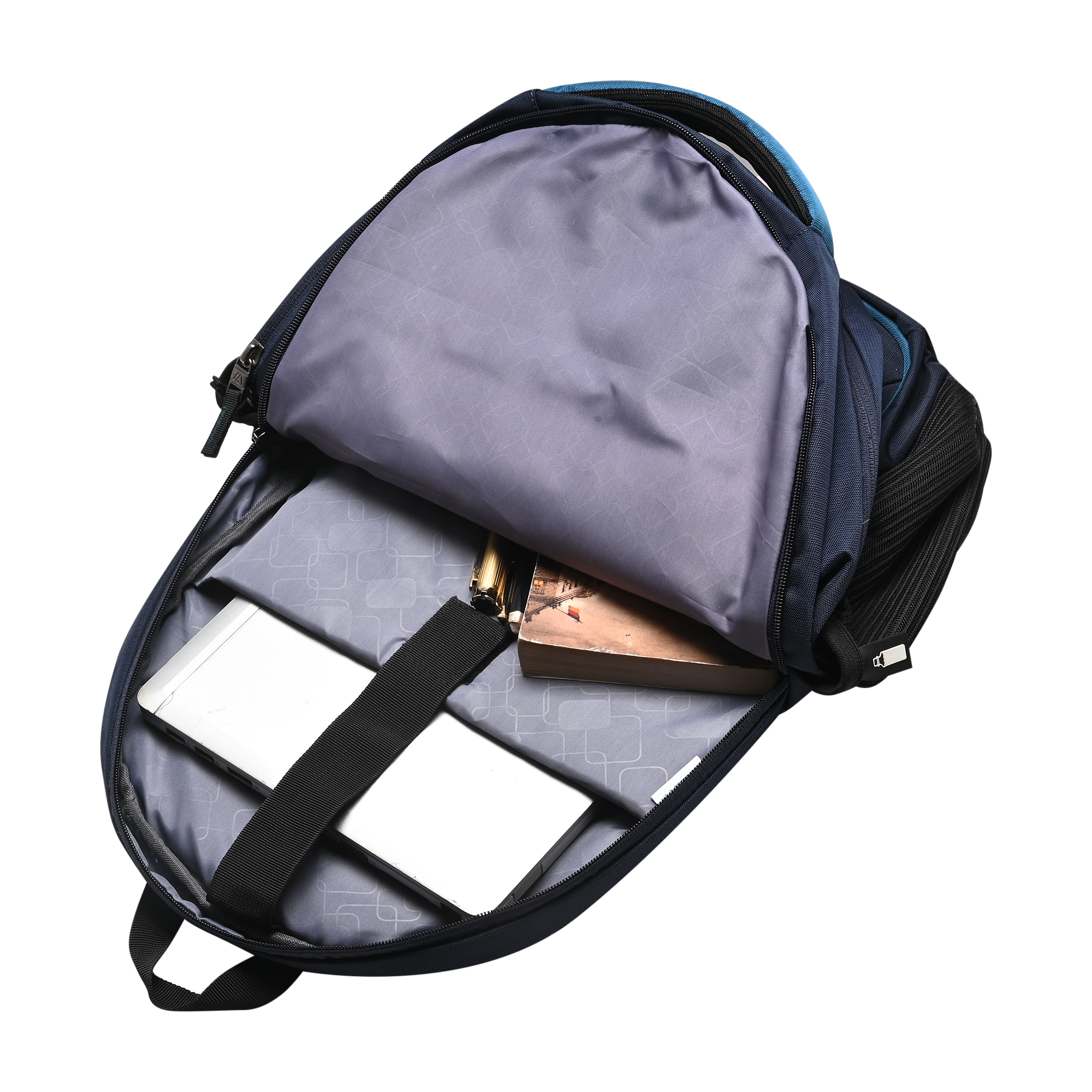 Able Diamond Backpack - Compact Design | Unisex Waterproof Shoulder Bag For Multipurpose Use In Blue, Available In Various Colors