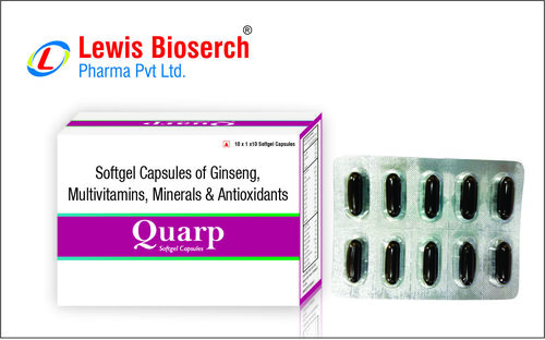 SOFTGEL CAPSULES OF GINSENG POWDER MULTIVITAMIN MULTIMINERALS  ANTIOXIDANT