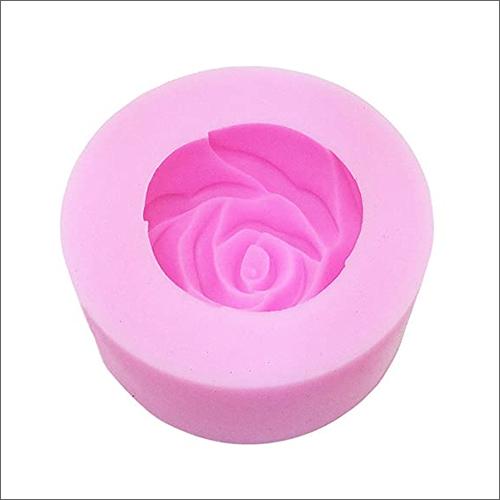 Pink Flower Shape Candle Mould