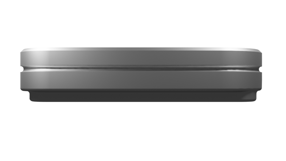 Aluminum Ash Tray Silver Plated