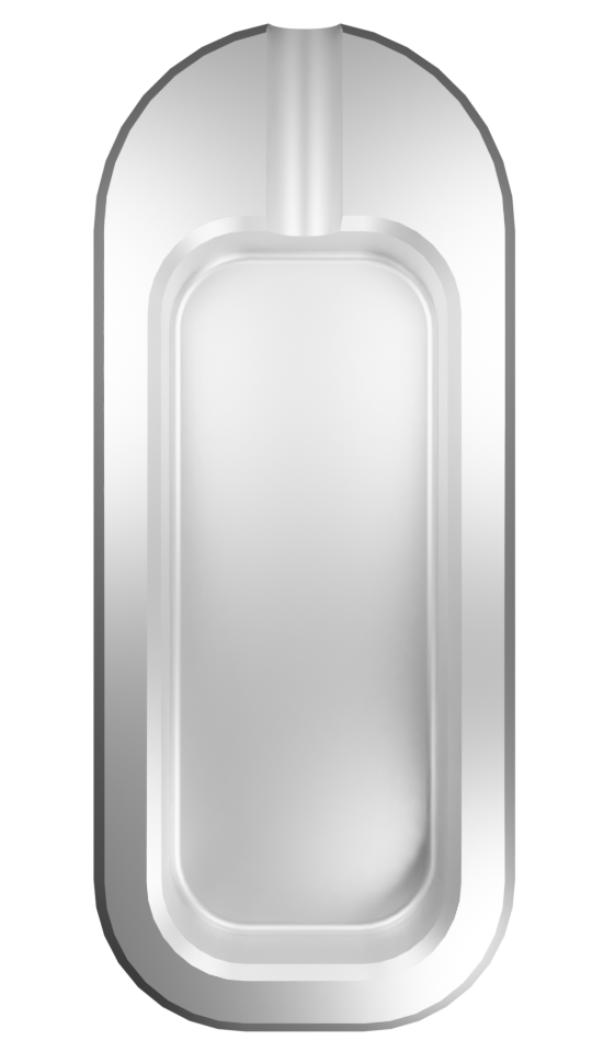 Aluminum Ash Tray Silver Plated