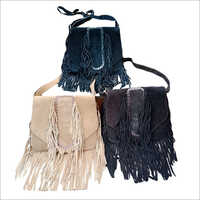 मल्टीकलर वेस्टर्न डिज़ाइन लेदर सेलिंग बैग