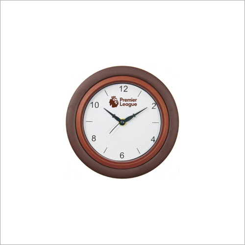 Brown Table Cum Wall Clock