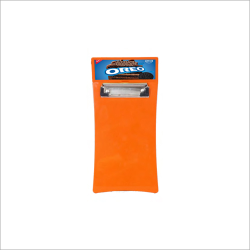 Moisture Proof Orange Plastic Clip Board