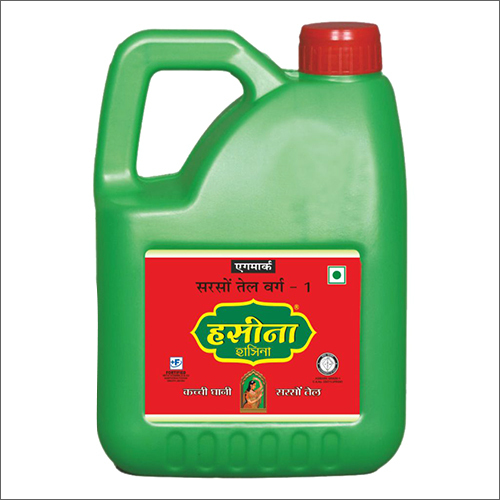 ऑर्गेनिक 5 लीटर जार कच्ची घानी सरसों का तेल