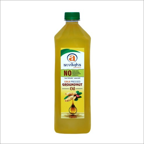 Natural Cold Pressed Groundnut Oil - Cold Pressed Extraction, 100% Natural | Low Saturated Fat, Ideal For Cooking And Medicine Production, Impurity-free Packaging