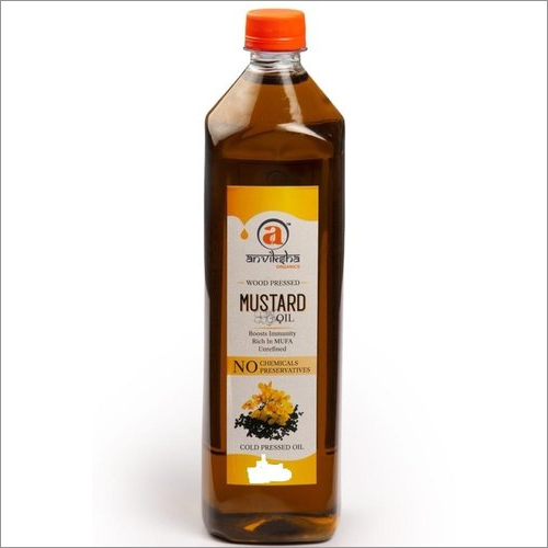 Natural Wood Pressed Mustard Oil - Common Cultivation, Refined Processing , Ideal for Cooking with Nutrient-Rich Impermeable Packaging