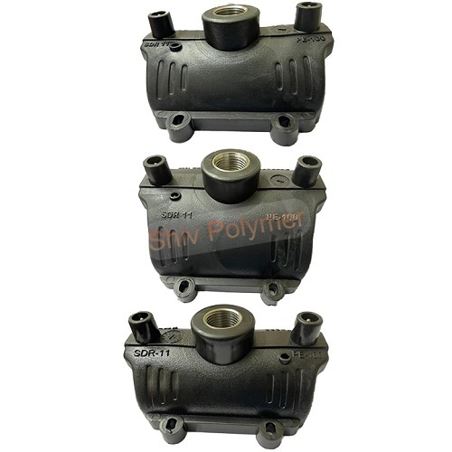 Electrofusion Service Saddle - HDPE Material, Black Color | Durable Electrofusion Technology for Reliable Connections