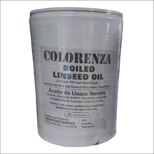 तरल 20 लीटर उबला हुआ अलसी का तेल