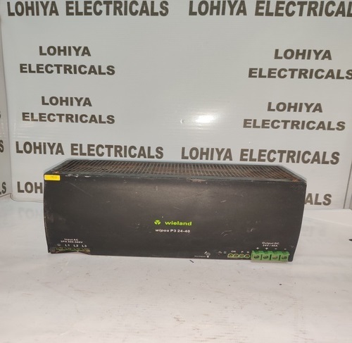 Wieland Wipos P3 24-40 स्विचिंग पावर सप्लाई मॉड्यूल