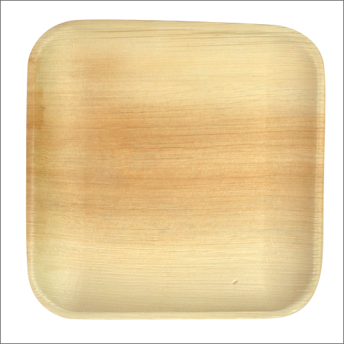 प्राकृतिक 8 इंच स्क्वायर प्लेट