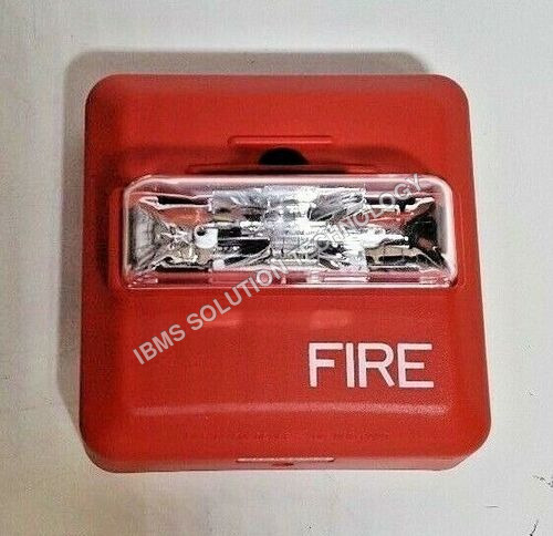 Red Fire Alarm Horn Strobe Light