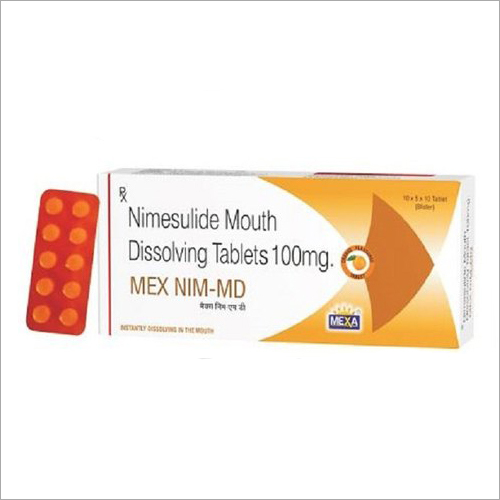 Nimesulide 100mg Tablet - Orange Flavor, Pain-Relieving Formula for Joint Disorders, Postoperative Pain, Fever Relief, Recommended Dosage as Directed by Physician