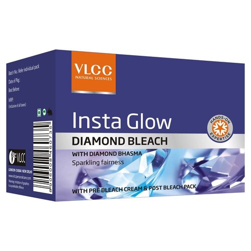 Vlcc Insta Glow Diamond Bleach 60G Color Code: Na