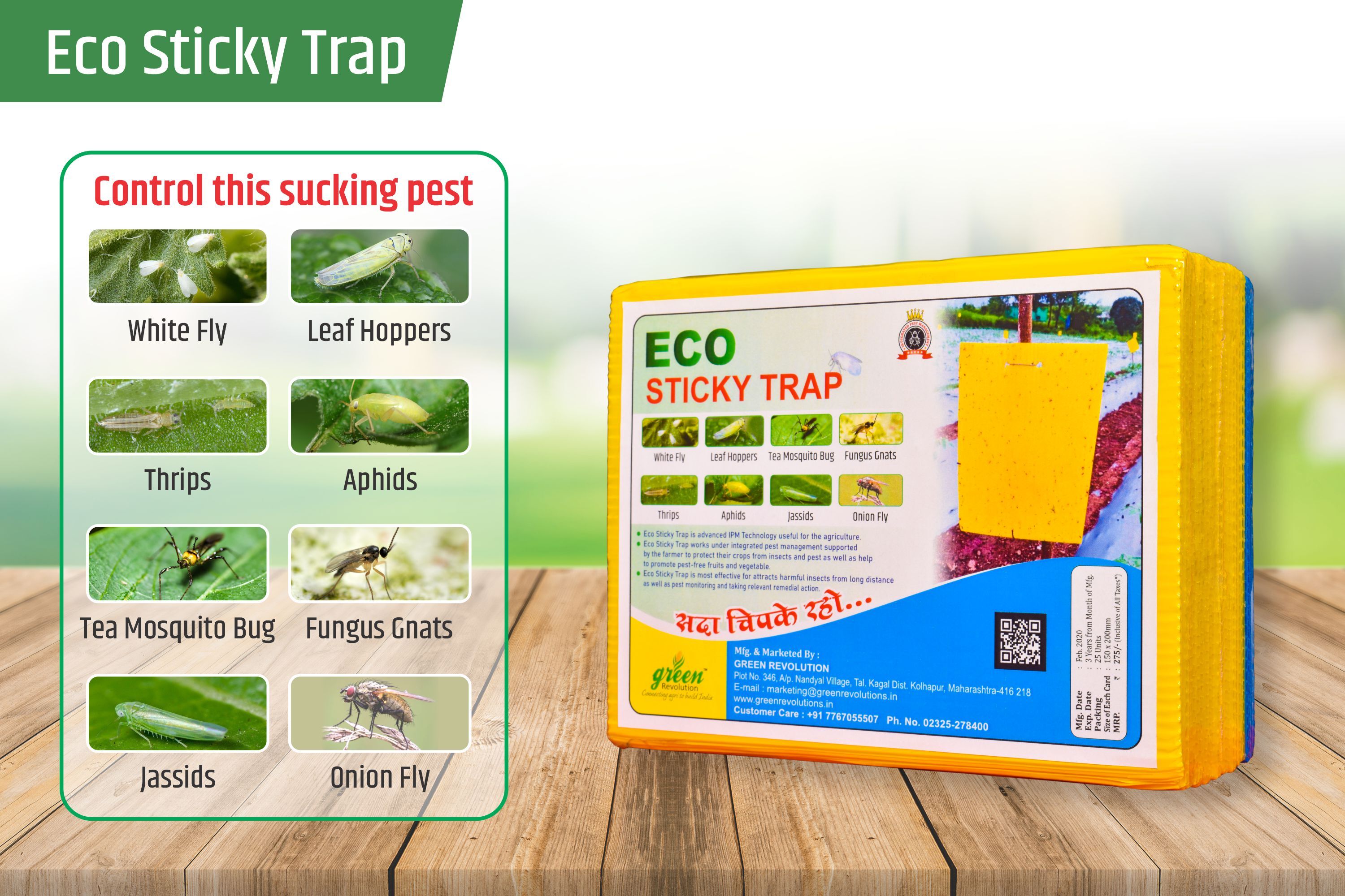 Eco Sticky Trap Sheet - Pvc Material, 11x28 Cm, 22x28 Cm, 22x33 Cm Sizes | Non-drying Glue, Eco-friendly, Attracts All Flying Insects For Pest Control