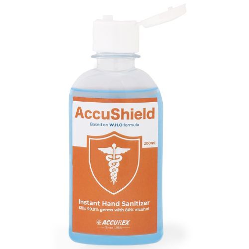 Accushield Hand Sanitizer 200ml (Ea) - Accurex Biomedical Age Group: Men