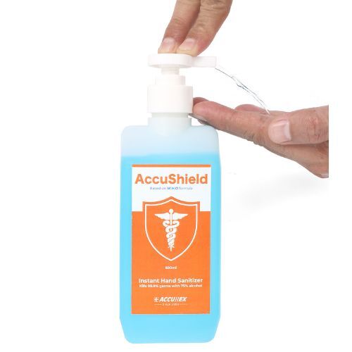 Accushield Hand Sanitizer 500ml (Ea) (Push Pump) - Accurex Biomedical Age Group: Adults