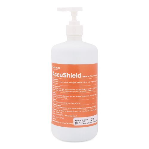 Accushield Hand Sanitizer 1l (Ea) With Push Pump - Accurex Biomedical Age Group: Children