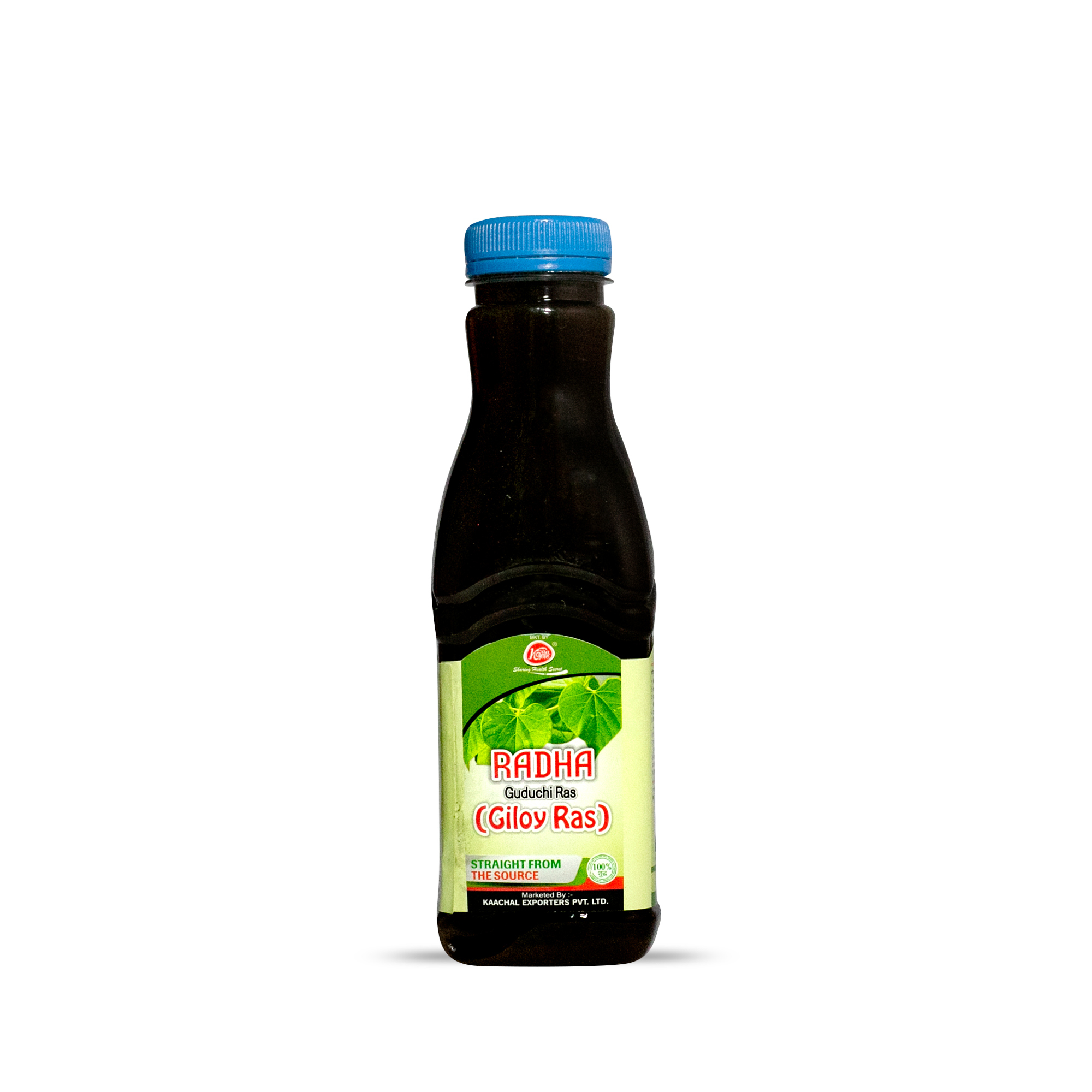 Radha Giloy Ras - Pure Giloy Juice, 500ml & 1litre | Herbal Immune Booster For Children, Aids In Digestion And Blood Disorders