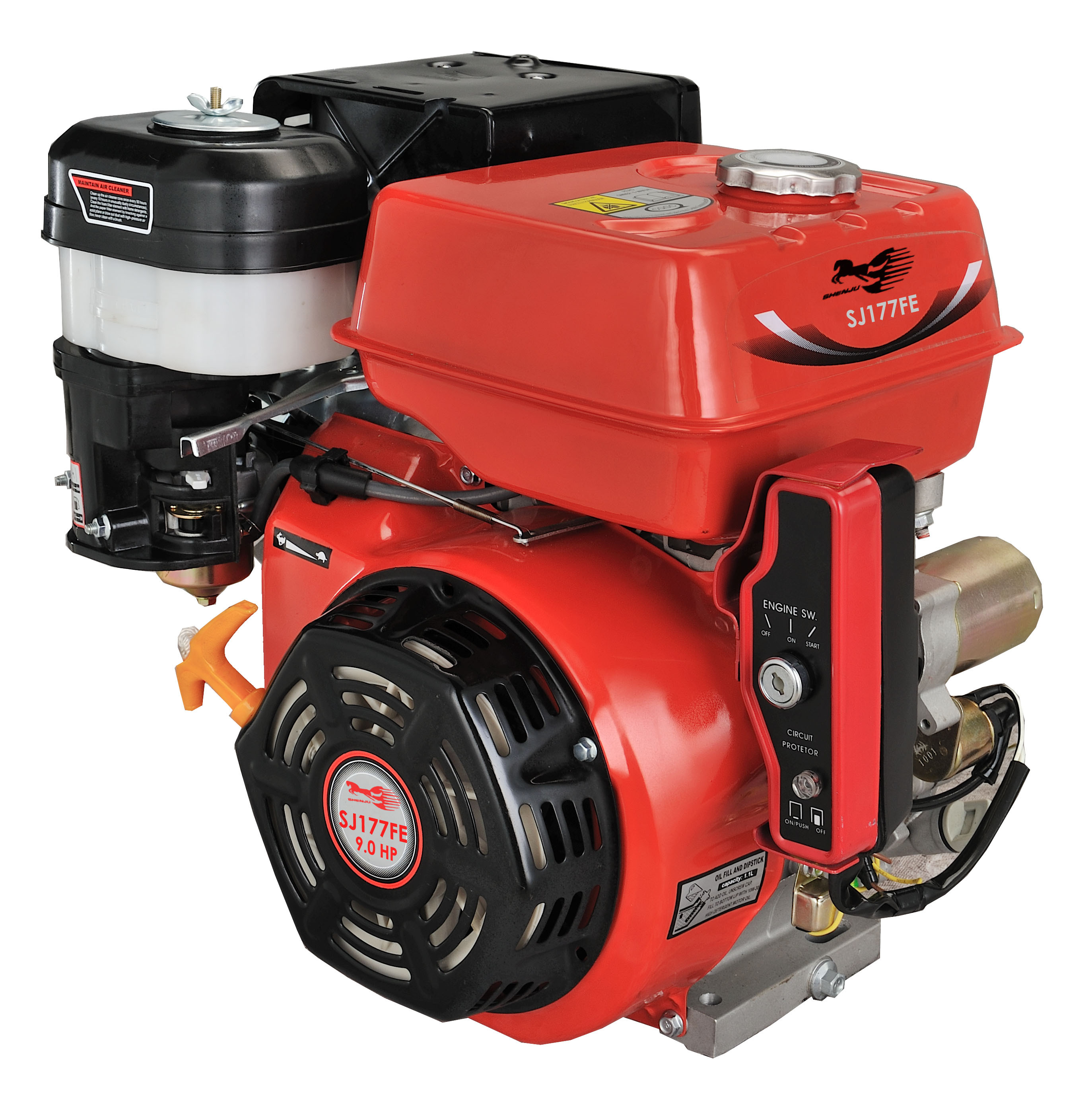 Sj177f 9hp Gasoline Engine - Application: General Machinery