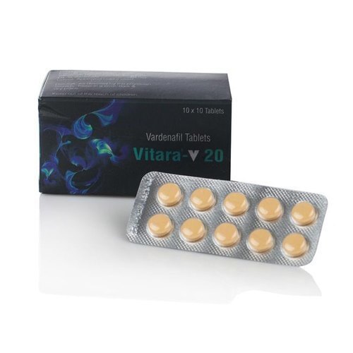 Vitara V - 20 Mg Tablets | Erectile Dysfunction Treatment, Supports Hepatic And Renal Impairment