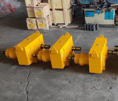Helical Gear Boxes - Color: Yellow
