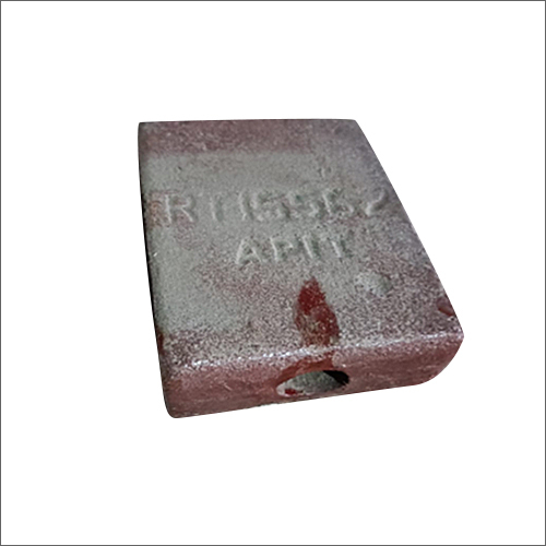 Railway Track Block - Stainless Steel, Polished Surface, Gray Color - Hard Zinc Plated Finish, Premium Quality Assurance