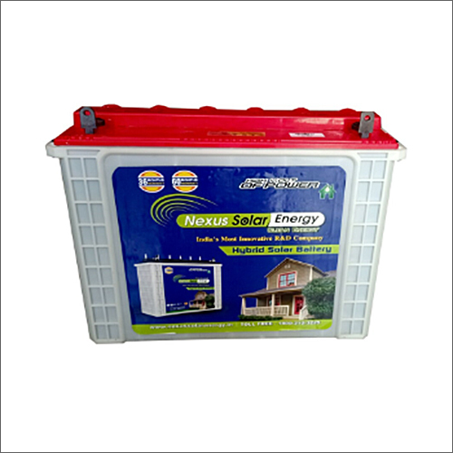 व्हाइट-रेड नेक्सस 150Ah सोलर बैटरी