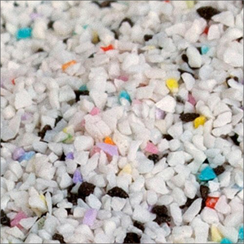 कलरफुल एब्रेसिव पेंटोक्लीन मेलामाइन प्लास्टिक ग्रिट