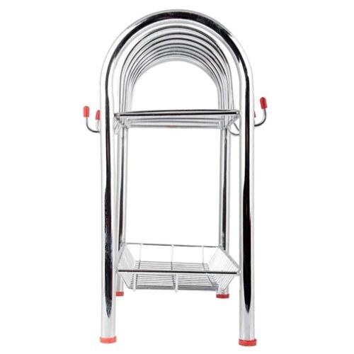 Stainless Steel 2 Layer Plate And Bowl Stand