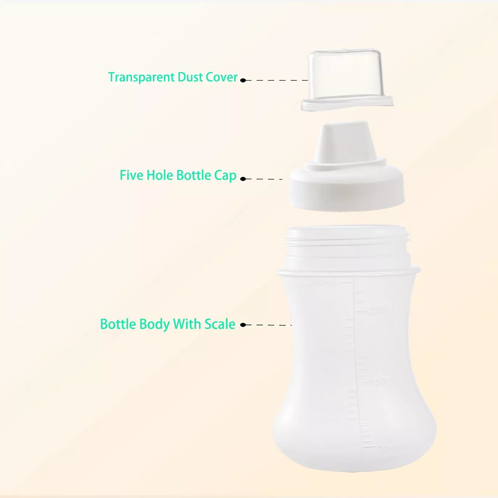 Squeeze Mayonnaise Bottle - Capacity: 500 Ml