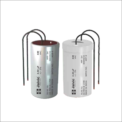 White 4.40 Vac Power Capacitor