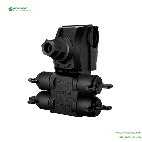 Black Insulation Piercing Connector Nspv Ipc Connector Cable Piercing Connector For Ab Cable