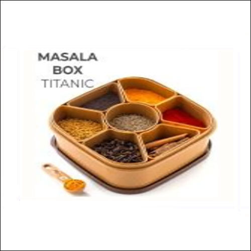 Plastic Masala Box Square