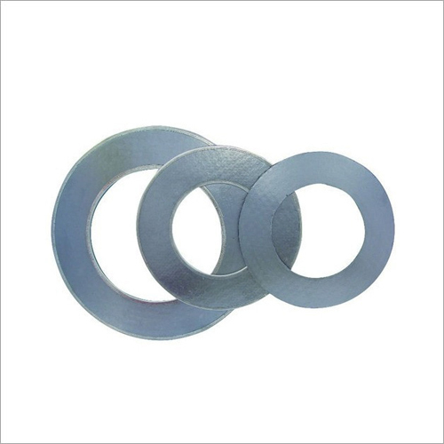Tanged Graphite Gasket - Graphite Material | Industrial Use, Grey Color, Durable Design for Robust Sealing Solutions