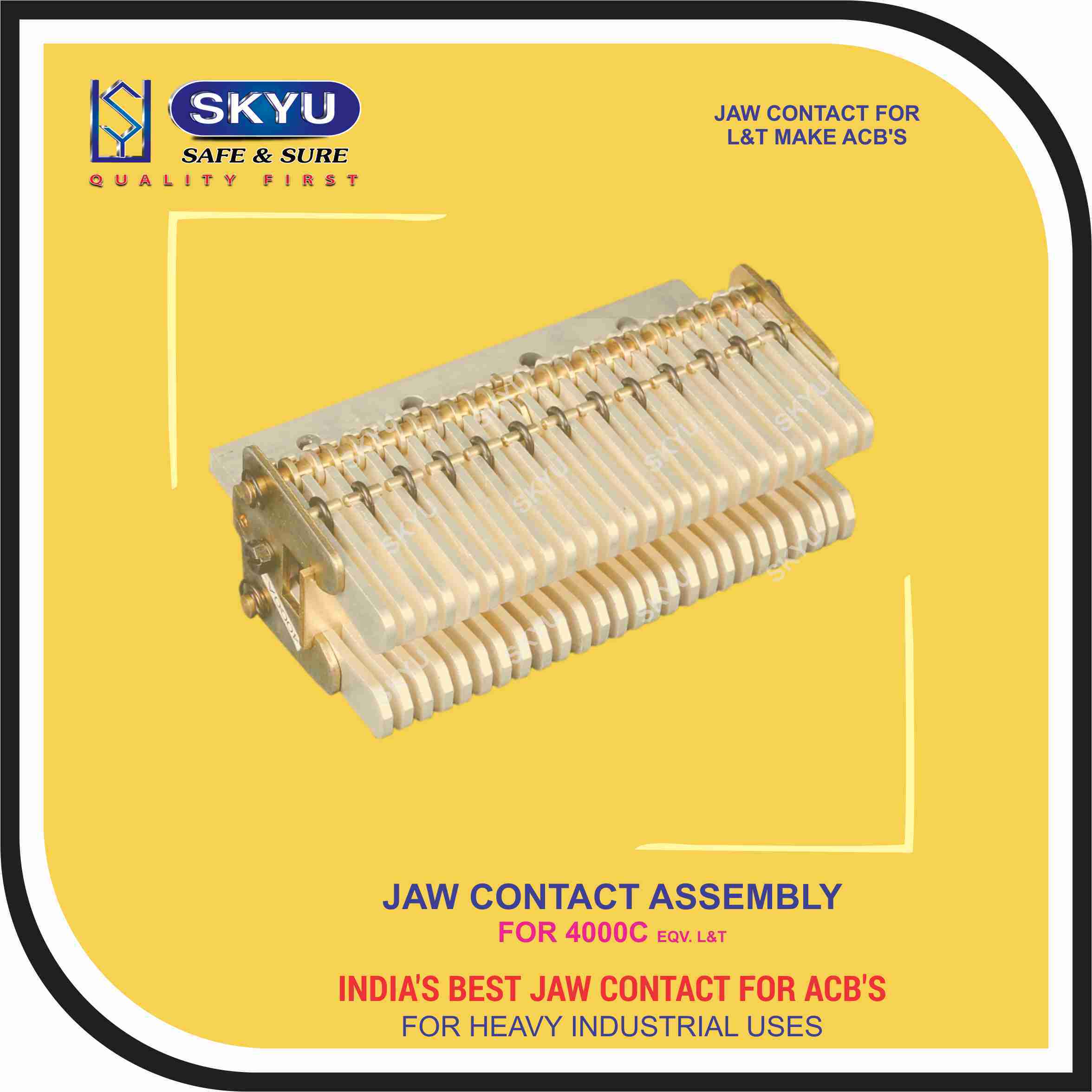 White Air Circuit Breaker Jaw Contact