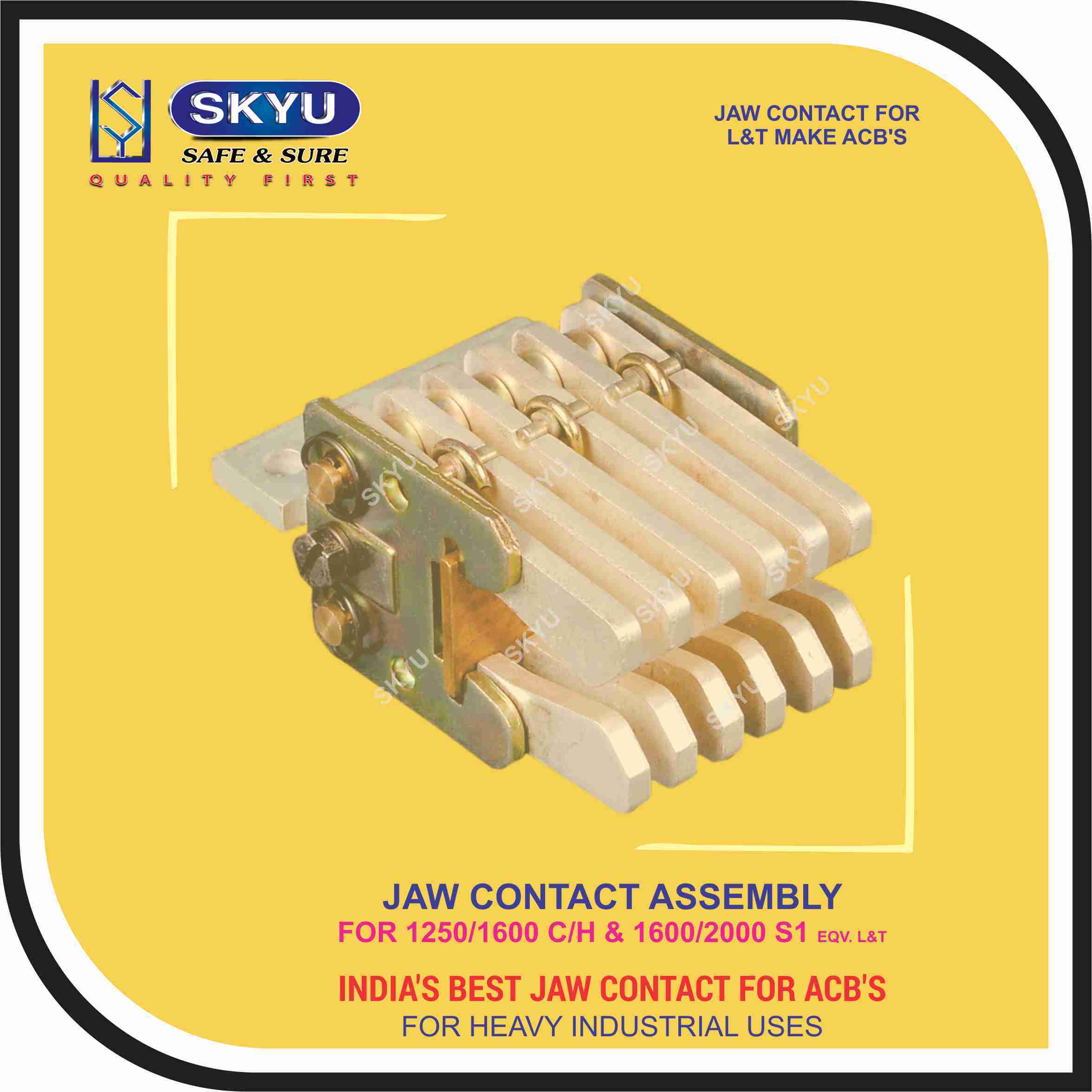 White Air Circuit Breaker Jaw Contact