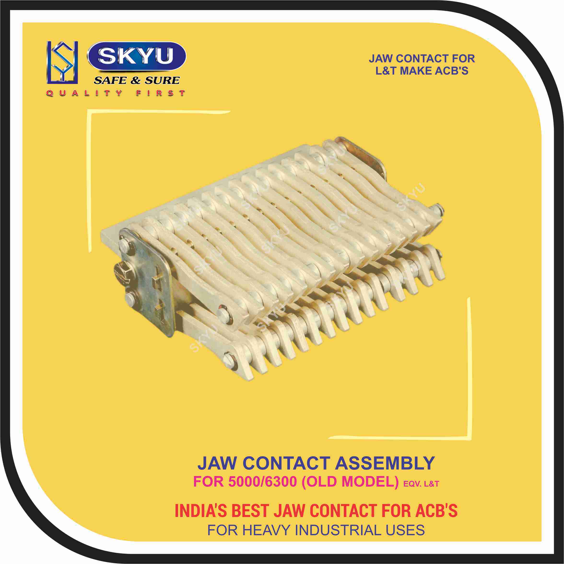 White Air Circuit Breaker Jaw Contact