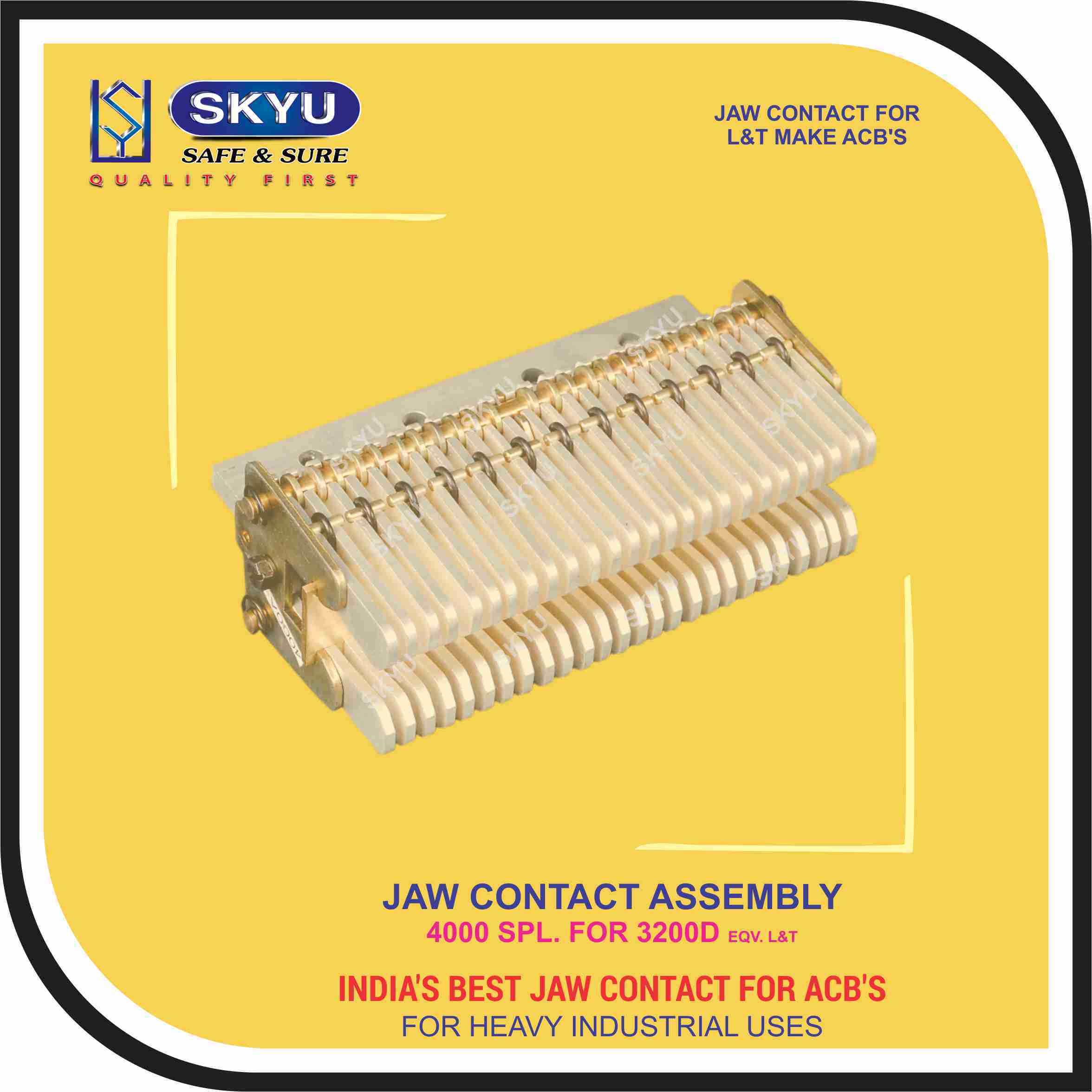 White Air Circuit Breaker Jaw Contact