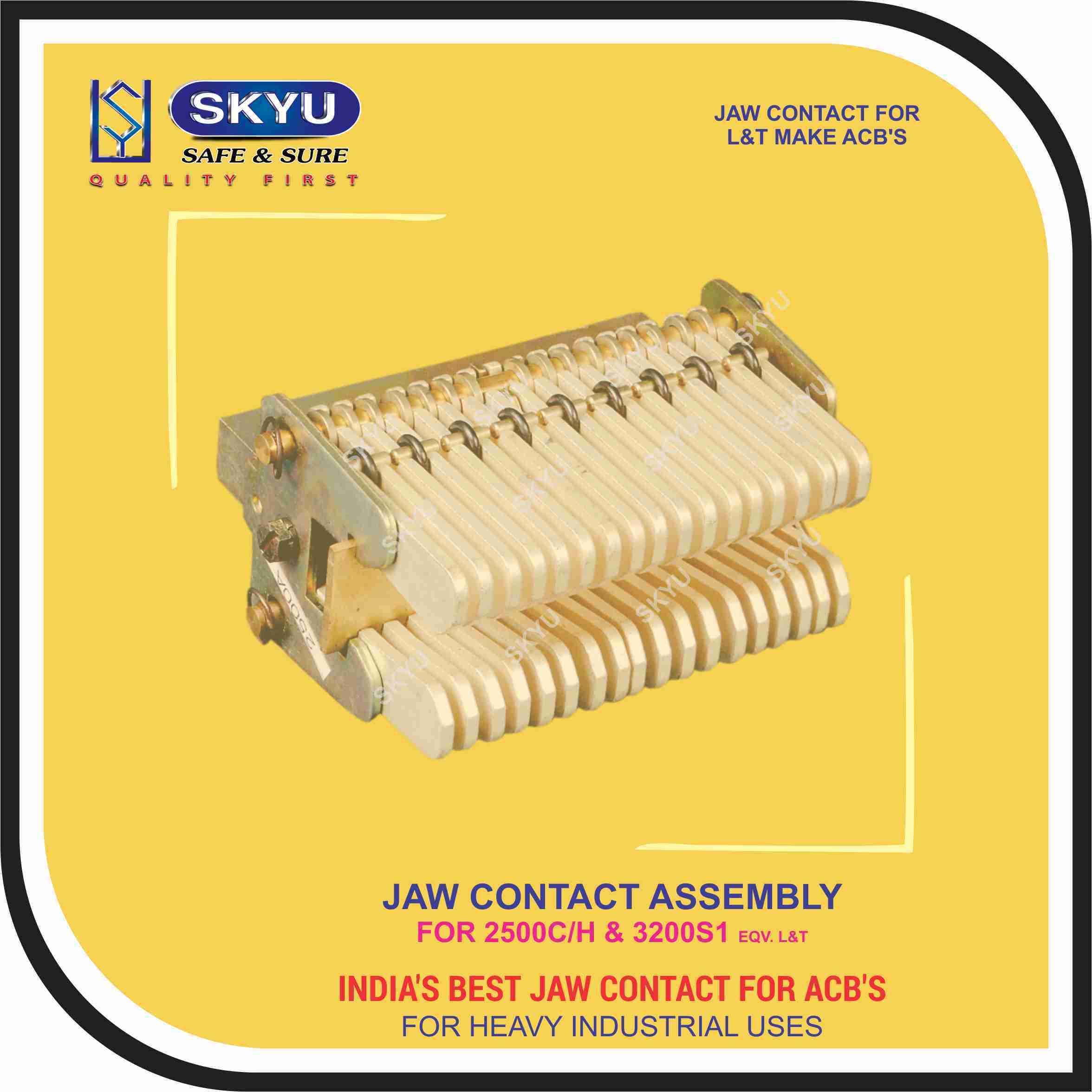 White Air Circuit Breaker Jaw Contact