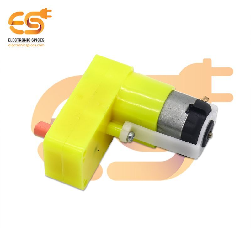 300 Rpm Bo Motor L Shape Single Shaft 3v - 9v Dc Motor - Plastic Material, Lightweight Design, High Torque, Easy Mounting, Compact Size