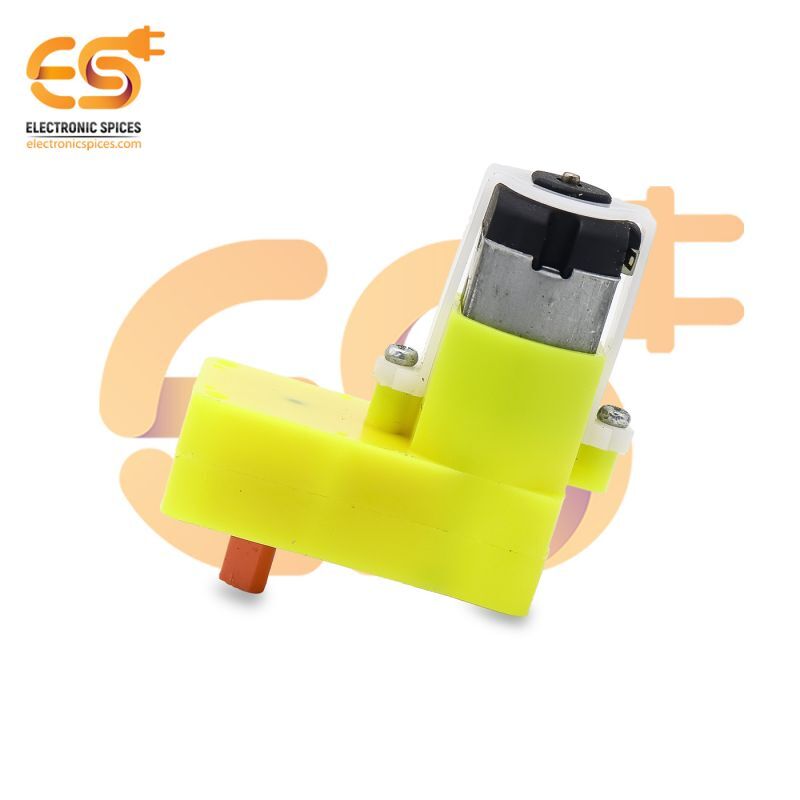 300 Rpm Bo Motor L Shape Single Shaft 3v - 9v Dc Motor - Plastic Material, Lightweight Design, High Torque, Easy Mounting, Compact Size
