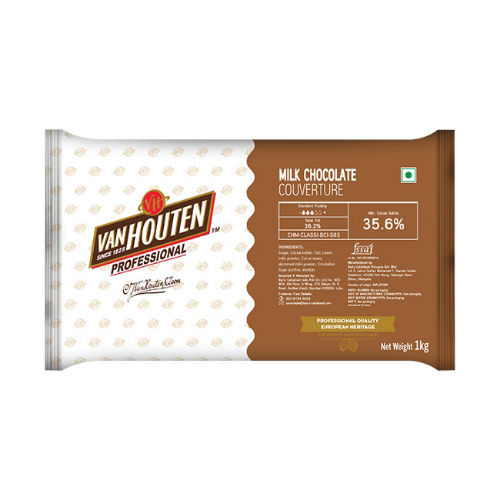 Dark Vanhouten Milk Couverture 35 Per Chocolate