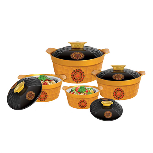 Different Available 4 Pcs Hexon Starlight Insulated Hot Pot Set