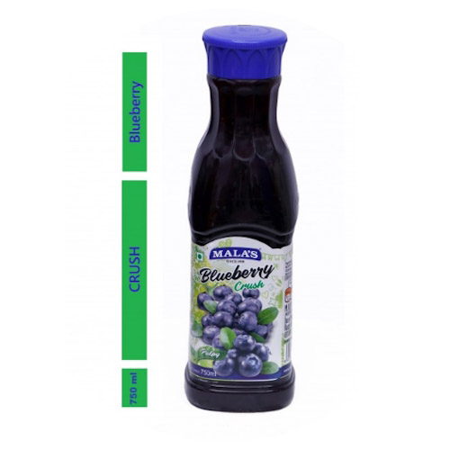 750 Ml Mala Blueberry Crush Packaging: Bottle