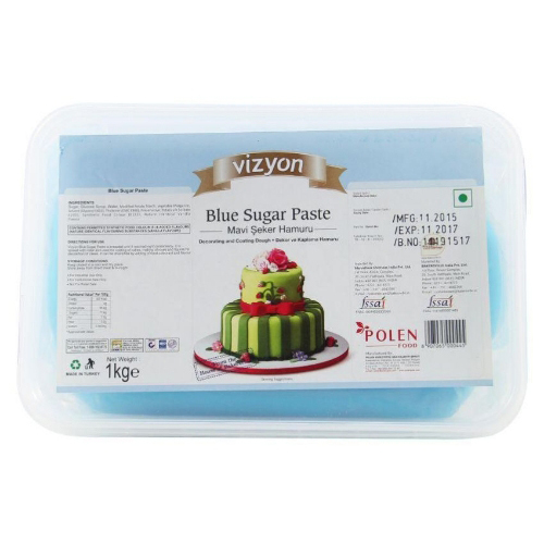 Vizyon Fondant Blue Sugar Paste